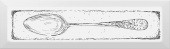 Плитка ГАММА SPOON ЧЁРНЫЙ NT\B51\2882 ДЕКОР