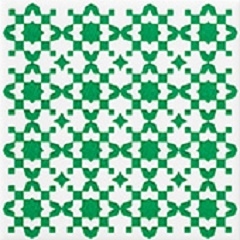 Плитка GREEN ON WHITE WONDER 3 WW91M3 ДЕКОР