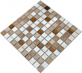 Плитка Мозаика Kotto Keramika СМ 3044 С3 Beige/Brown/Brown Gold