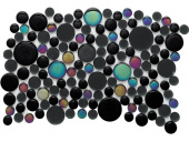 Плитка MOON GLACIER METALLIC BLACK L240100021 МОЗАИКА