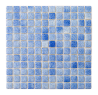 Плитка Мозаика АкваМо Blue Pw25203 31,7х31,7