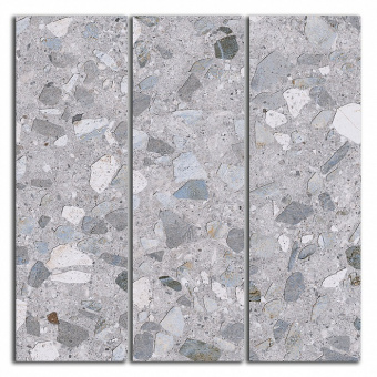 Плитка Kerama Marazzi Терраццо Серый Мозаичный Sg184-005 Декор