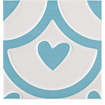 Плитка Pamesa Ceramica Agatha Coeur Turquesa Стена