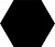 Плитка Codicer 95 Basic Black Hex 25 Стена (Пол)