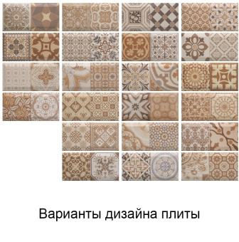 Плитка ANTIQUE MARRON СТЕНА