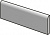 Плитка Fioranese I Cocci Battiscopa Grafite ICB607R Плинтус 75Х600