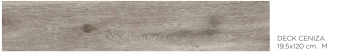 Плитка Myr Ceramica Deck Ceniza Rect. Prc Пол 195Х1200