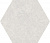 Плитка Codicer 95 Traffic Silver Hex 25 Стена (Пол)
