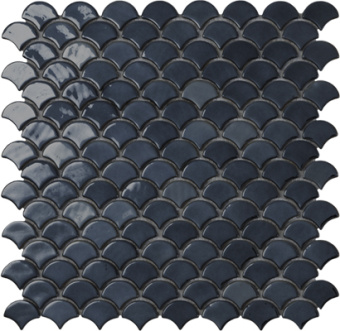 Плитка Vidrepur Br Black 6005S Мозаика