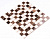 Плитка Мозаика Kotto Keramika СМ 3022 C2 brown/white