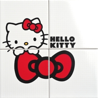 Плитка HELLO KITTY D020509 CUCU RED ПАННО