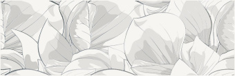 Плитка Opoczno Flower Cemento White Inserto Декор