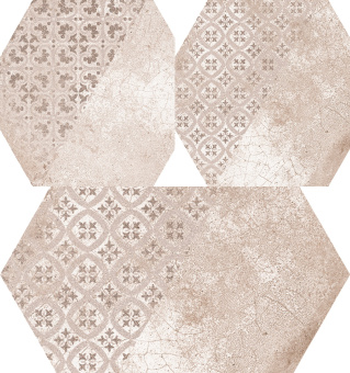 Плитка Cerlat Ginebra Hex Taupe Пол