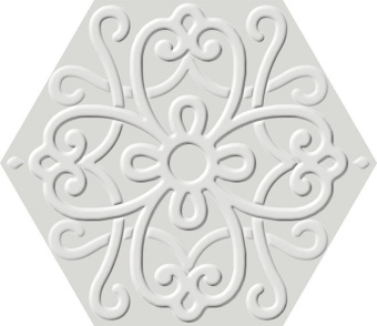 Плитка Itt Ceramic Flora White Стена-Пол 230Х270