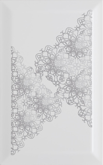 Плитка Paradyz Veo Grys Struktura Kafel Inserto Koronka Декор