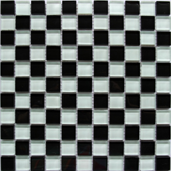 Плитка CRYSTAL BLACK WHITE МОЗАИКА
