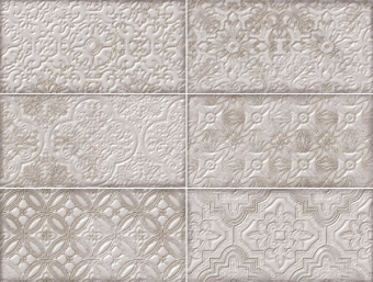 Плитка DANTE DECOR LIGHT GREY СТЕНА