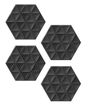 Плитка Itt Ceramic Malmo Black Стена-Пол 230Х270