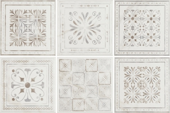 Плитка ETHERNAL DECOR WHITE ДЕКОР