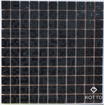 Плитка Мозаика Kotto Keramika СМ 3039 С Pixel Black