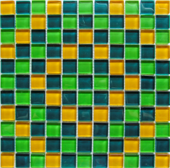 Плитка CRYSTAL SHAPE GREEN МОЗАИКА