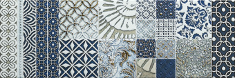 Плитка Ceramstic Opp! Royal Blue DGL-281-R1 Декор