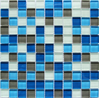 Плитка CRYSTAL GREY BLUE МОЗАИКА