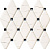 Плитка FLUO MOZAIKA WHITE 298x270 МОЗАИКА