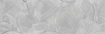 Плитка Opoczno Flower Cemento Light Grey Inserto Декор
