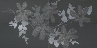 Плитка VERSAL GRAFIT KWIAT ПАННО