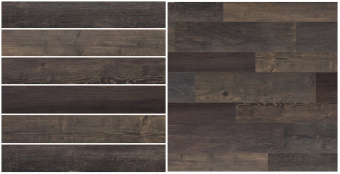 Плитка RESTYLE D002 RES.BROWN RT ПОЛ