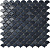 Плитка Vidrepur Br Black 6005S Мозаика