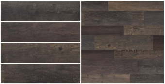 Плитка RESTYLE D006 RES.BROWN RT ПОЛ