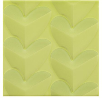 Плитка Pamesa Ceramica Agatha Mille Cuori Pistacho Стена