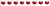 Плитка HELLO KITTY D020409 LITTLE HEART RED LIST ФРИЗ