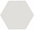 Плитка Itt Ceramic Hexa White Стена-Пол 230Х270