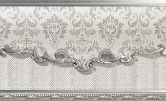 Плитка El Molino Poem Zocalo Plata Perla 150x250 Фриз
