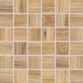 Плитка Lasselsberger Rako Faro Light Brown 5X5 DDM06717 Мозаика 300Х300Х10