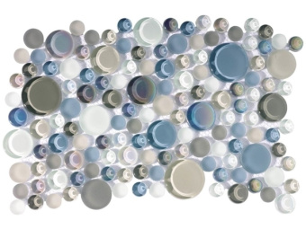 Плитка MOON GLACIER METALLIC CREMAS L240100031 МОЗАИКА