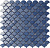 Плитка Vidrepur Br Dark Blue 6004S Мозаика