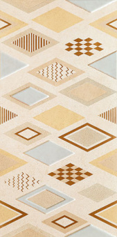 Плитка Ceramica Arte Bellante Diamond Beige Декор