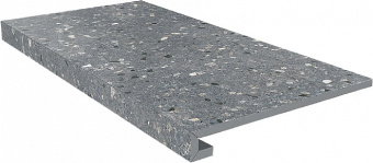 Плитка Kerama Marazzi Терраццо Серый Темный Sg632800R-Gcf Ступень