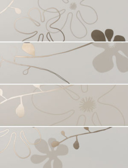 Плитка BLOOM 721785 FIORI SUPER WHITE MIX4 ПАННО