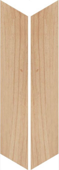 Плитка Rondine Woodie Beige Chevron J86590 75Х407