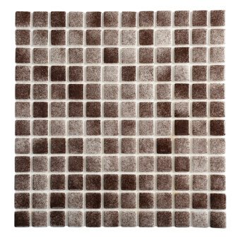 Плитка Мозаика АкваМо Dark Brown Pw25207 Anti 31,7х31,7