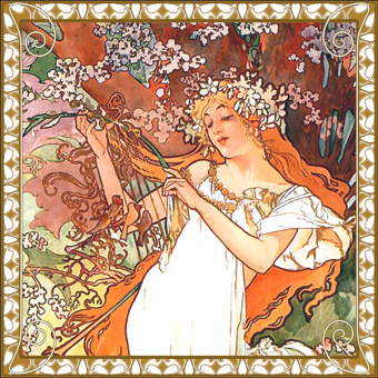 Плитка ENGLISH STYLE FRAME SPRING ДЕКОР