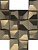 Плитка Aparici Eclectic Gold Декор 202Х250