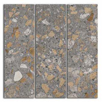 Плитка Kerama Marazzi Терраццо Коричневый Мозаичный Sg184-001 Декор