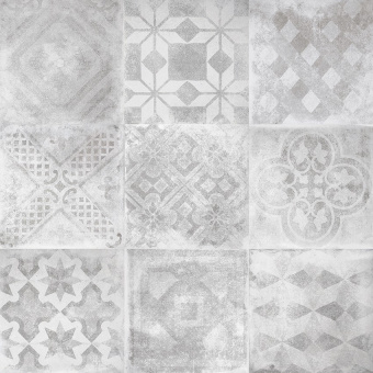 Плитка Anka Seramik Eylul Grey Dekor Semi Lappato Пол