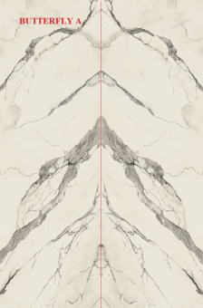 Плитка Lea Ceramiche Lsatmya Timeless Marble Slimtech Calacatta Butterfly A Стена/Пол